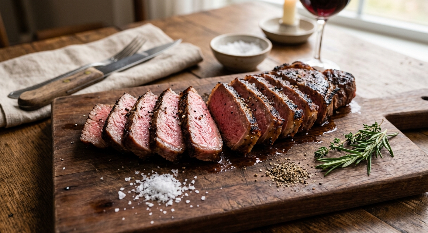 Premium Sous-vide Steak in Restaurantqualität