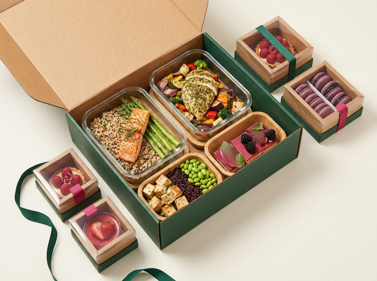 Die Fuel & Sweet Balance Box – Fiteria Meals und FitCake Desserts in einer Wochenbox